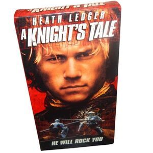A Knight's Tale Heath Ledger Mark Addy Alan Tudyk Rufus Sewell VHS